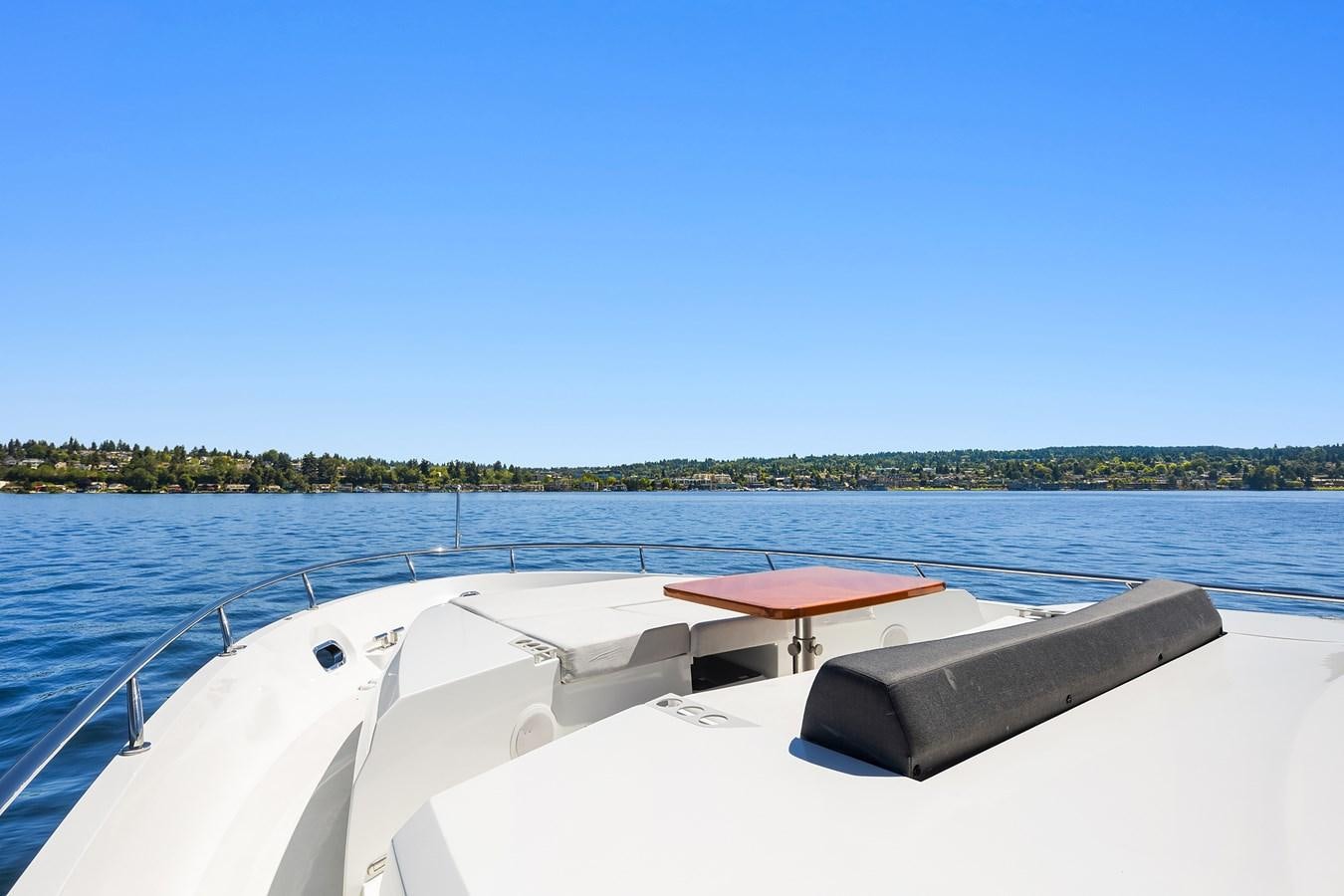 a boat on the water aboard THRU & THRU Yacht for Sale