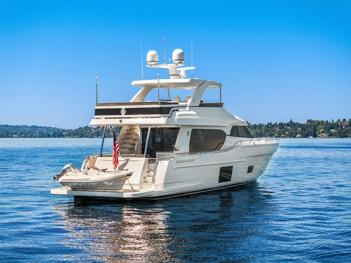 a boat on the water aboard THRU & THRU Yacht for Sale