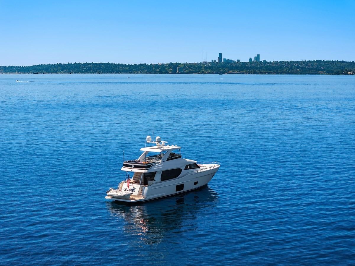 a boat on the water aboard THRU & THRU Yacht for Sale