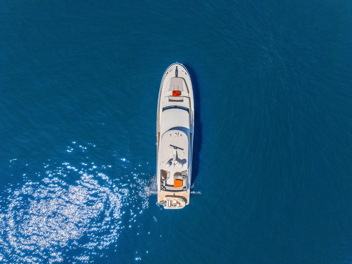 a boat in the water aboard THRU & THRU Yacht for Sale