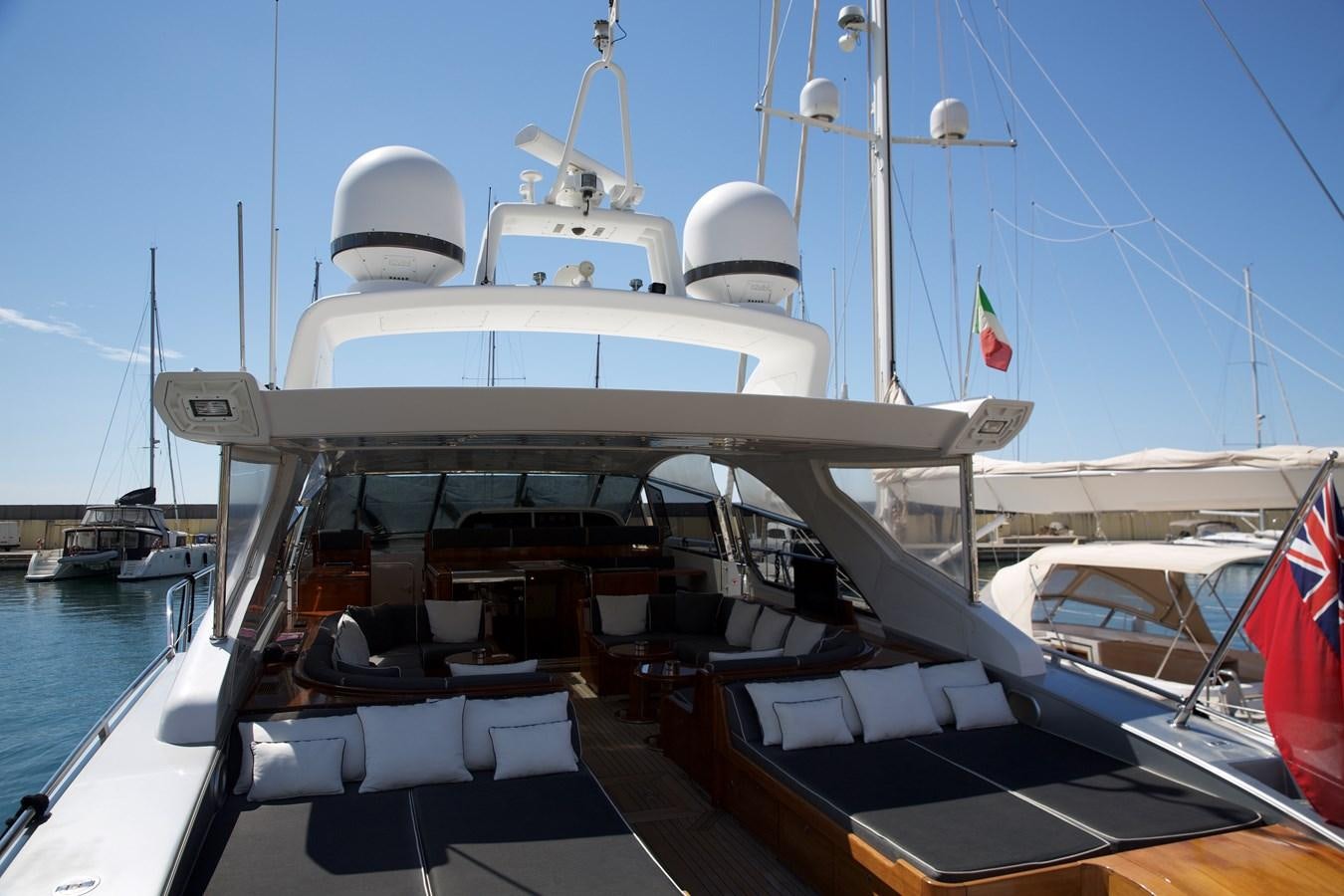 a large white boat with a white sail aboard SILVER SKY Yacht for Sale