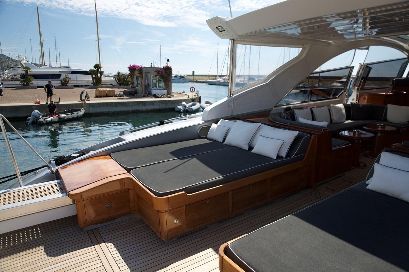 a boat on the water aboard SILVER SKY Yacht for Sale