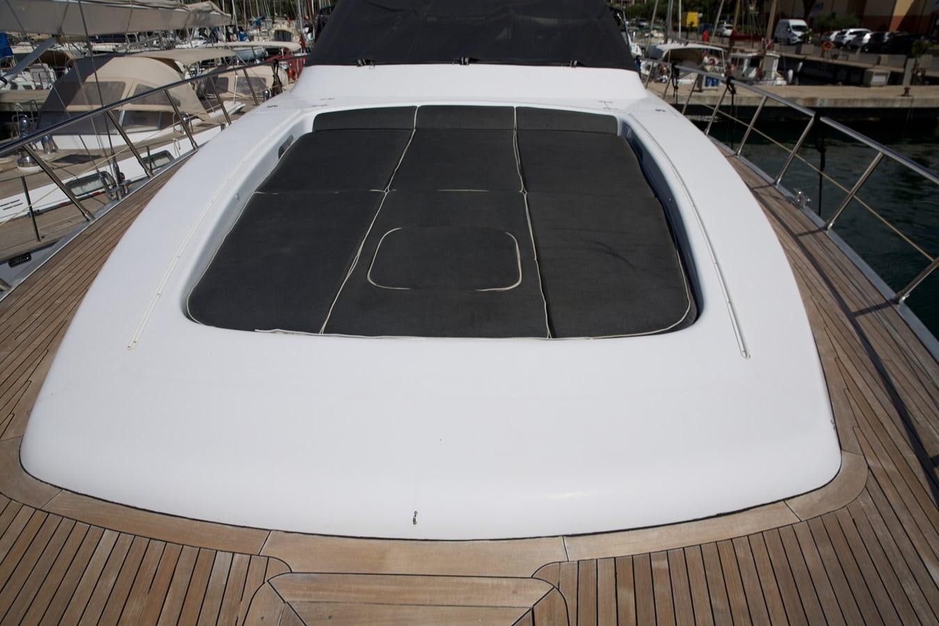 a black and white circular object aboard SILVER SKY Yacht for Sale