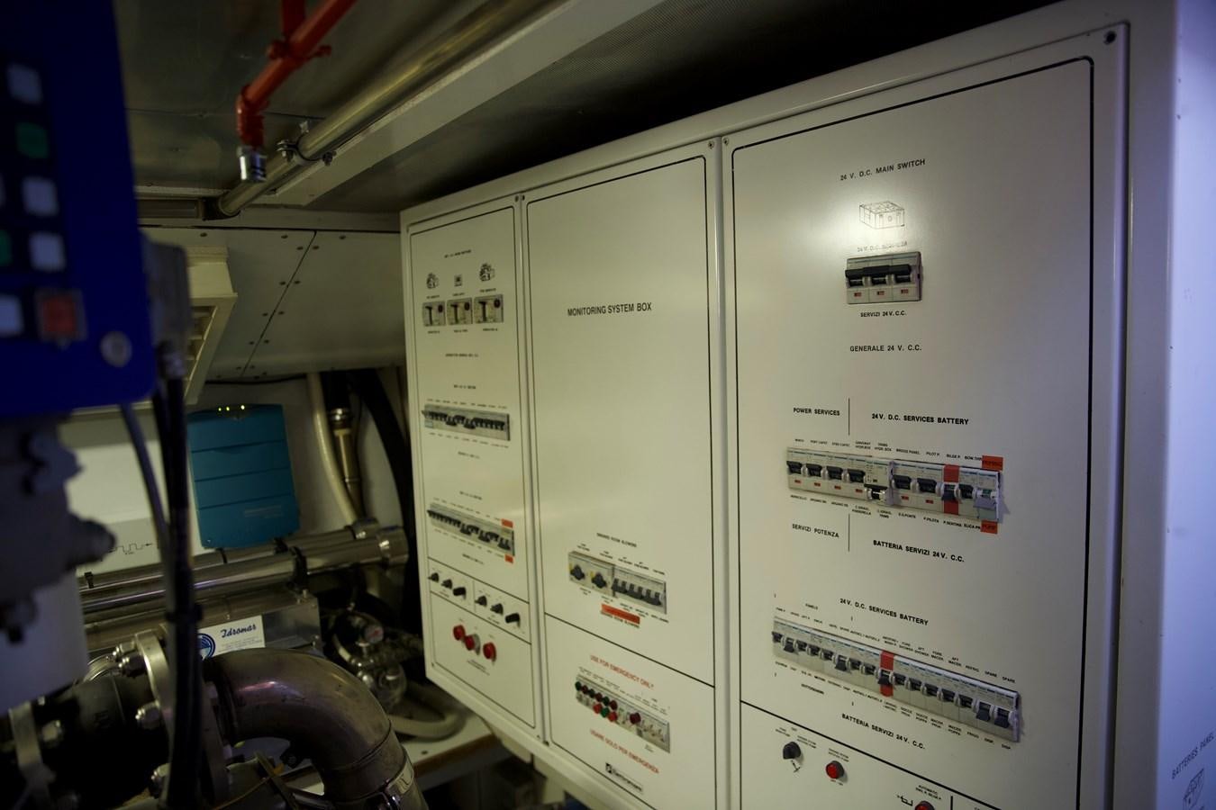 a machine with a screen aboard SILVER SKY Yacht for Sale