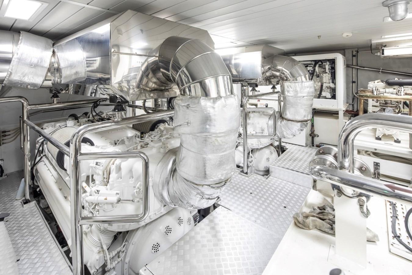 a close-up of a machine aboard NIMIR Yacht for Sale