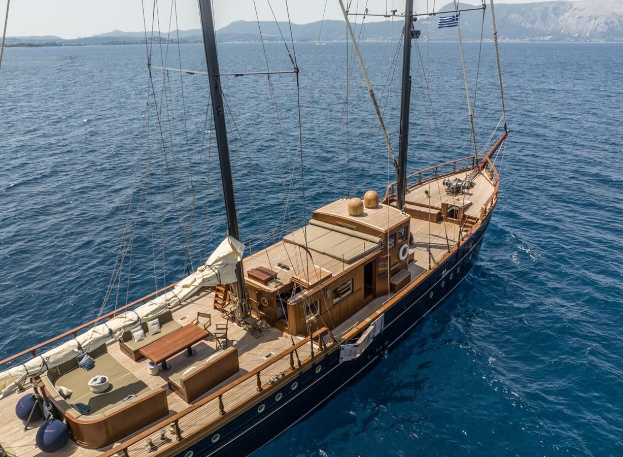 a boat in the water aboard CASSIOPEIA Yacht for Sale