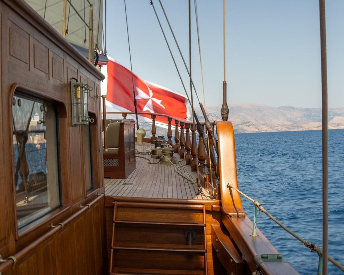 a boat on the water aboard CASSIOPEIA Yacht for Sale