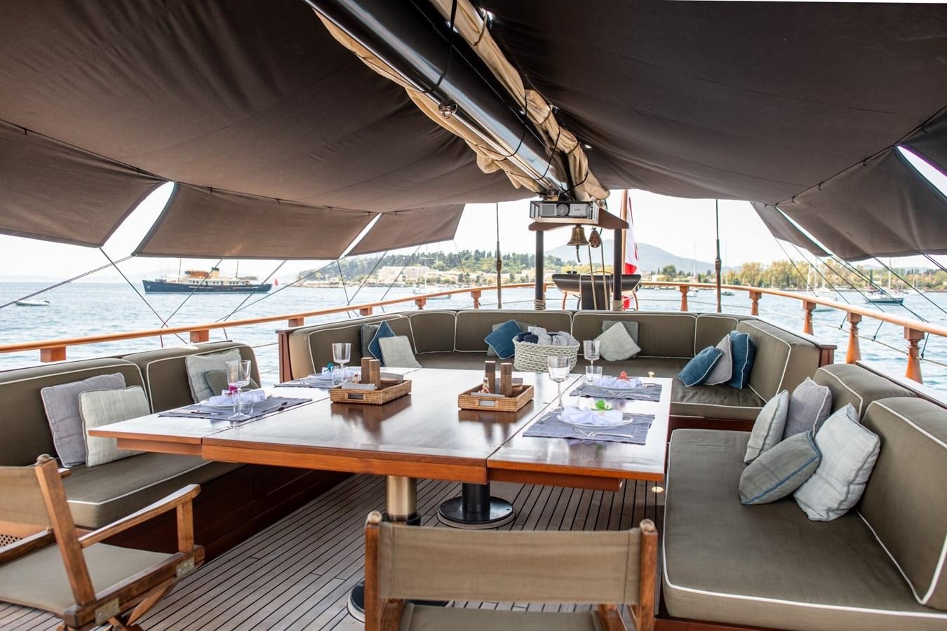 a boat on the water aboard CASSIOPEIA Yacht for Sale