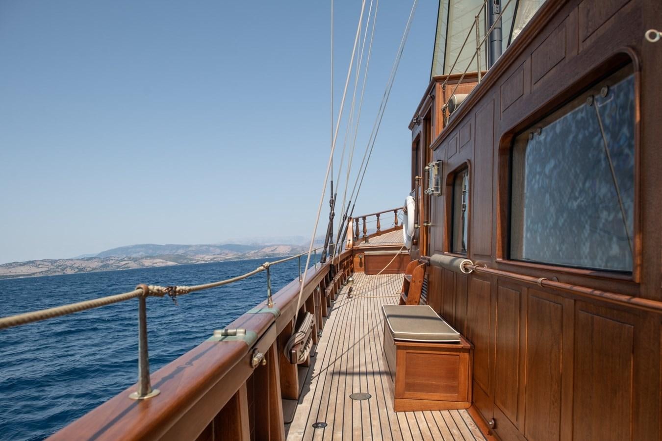 a boat on the water aboard CASSIOPEIA Yacht for Sale