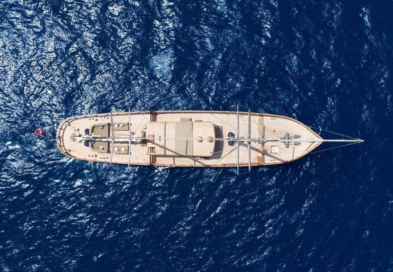 a space ship in space aboard CASSIOPEIA Yacht for Sale