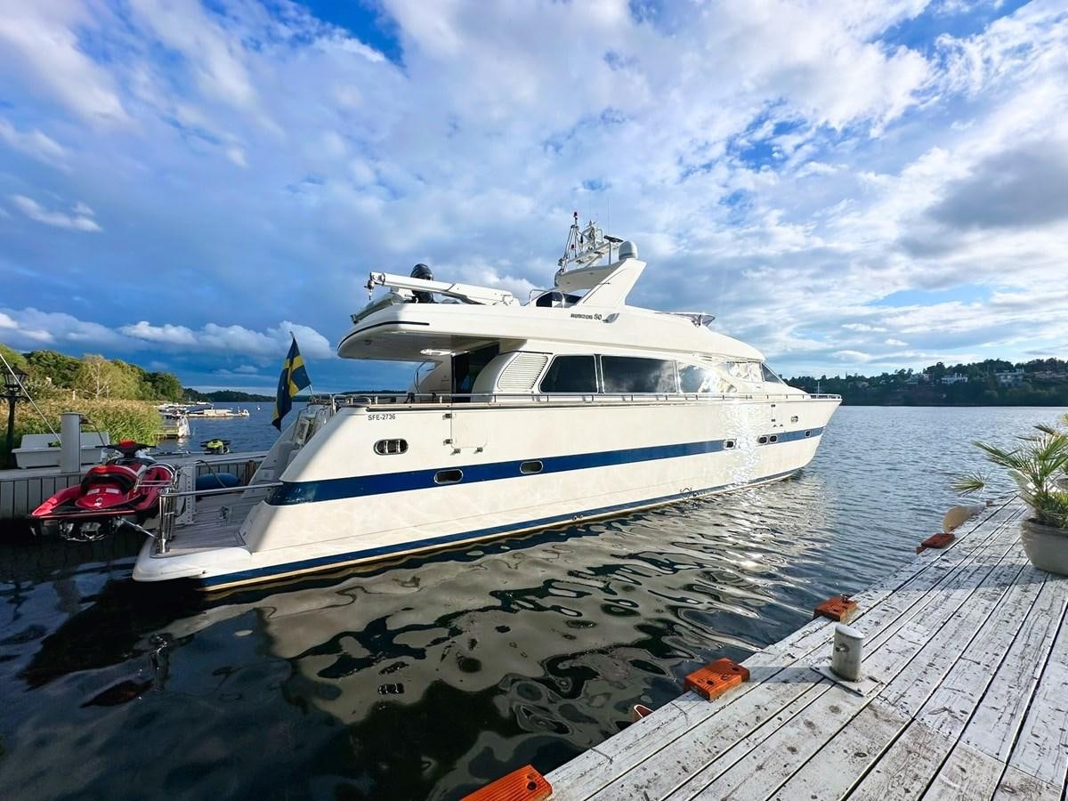 a boat docked at a dock aboard MALARPRINSESSAN Yacht for Sale