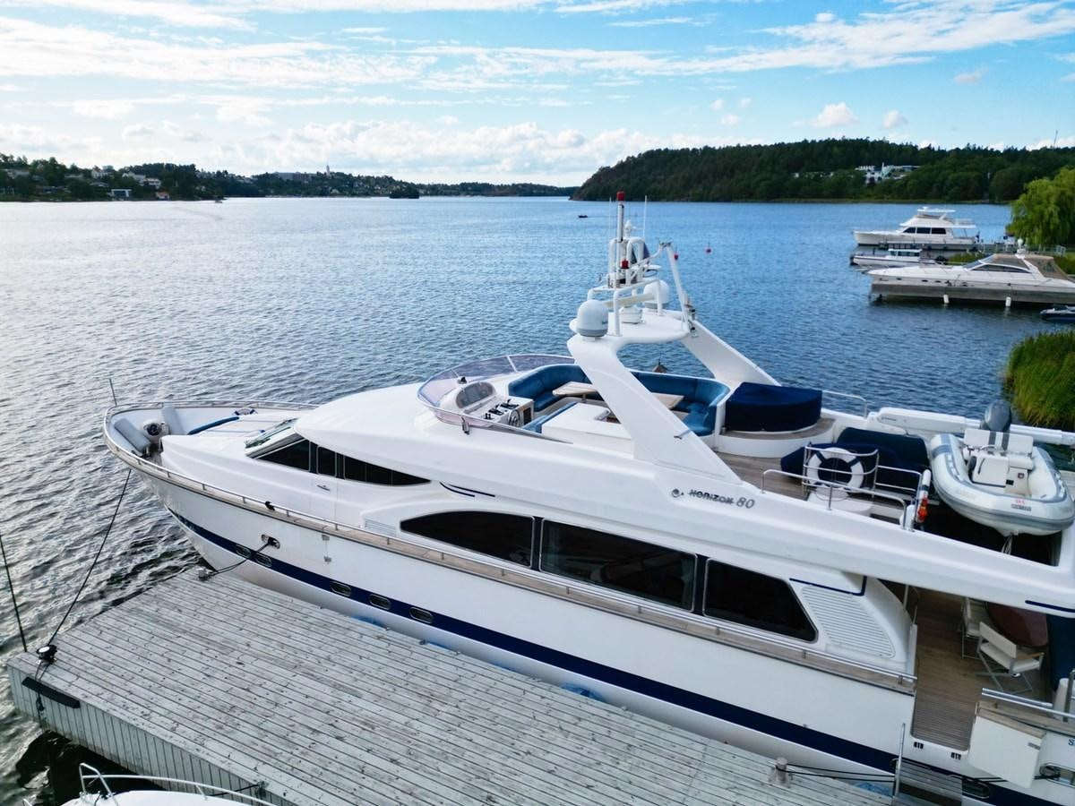 a boat docked at a pier aboard MALARPRINSESSAN Yacht for Sale