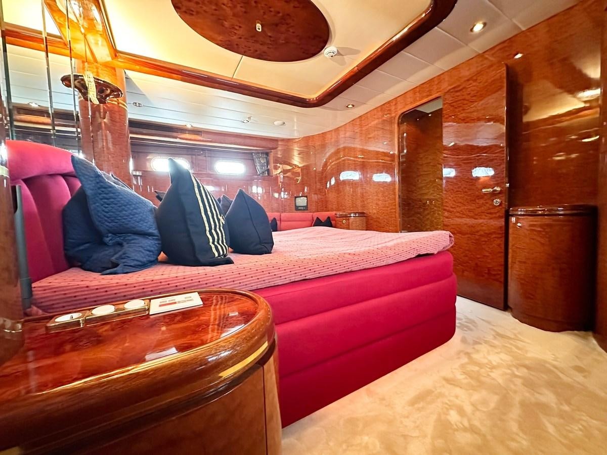 a bed in a cabin aboard MALARPRINSESSAN Yacht for Sale