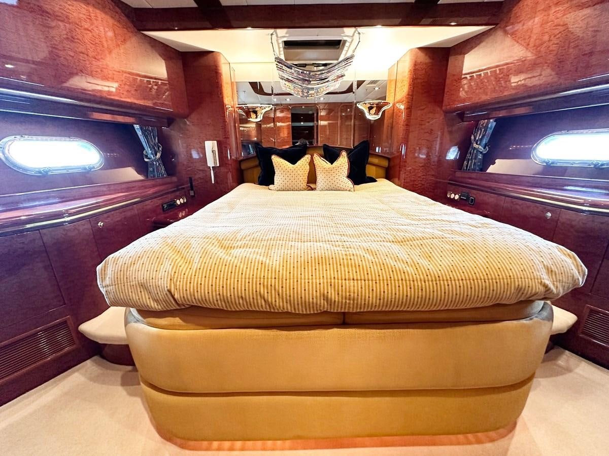 a bed in a cabin aboard MALARPRINSESSAN Yacht for Sale