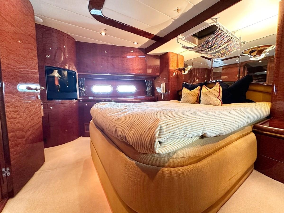 a bed in a room aboard MALARPRINSESSAN Yacht for Sale