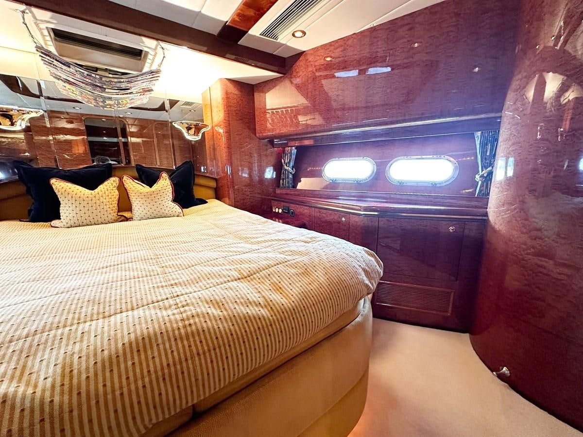 a bed in a cabin aboard MALARPRINSESSAN Yacht for Sale