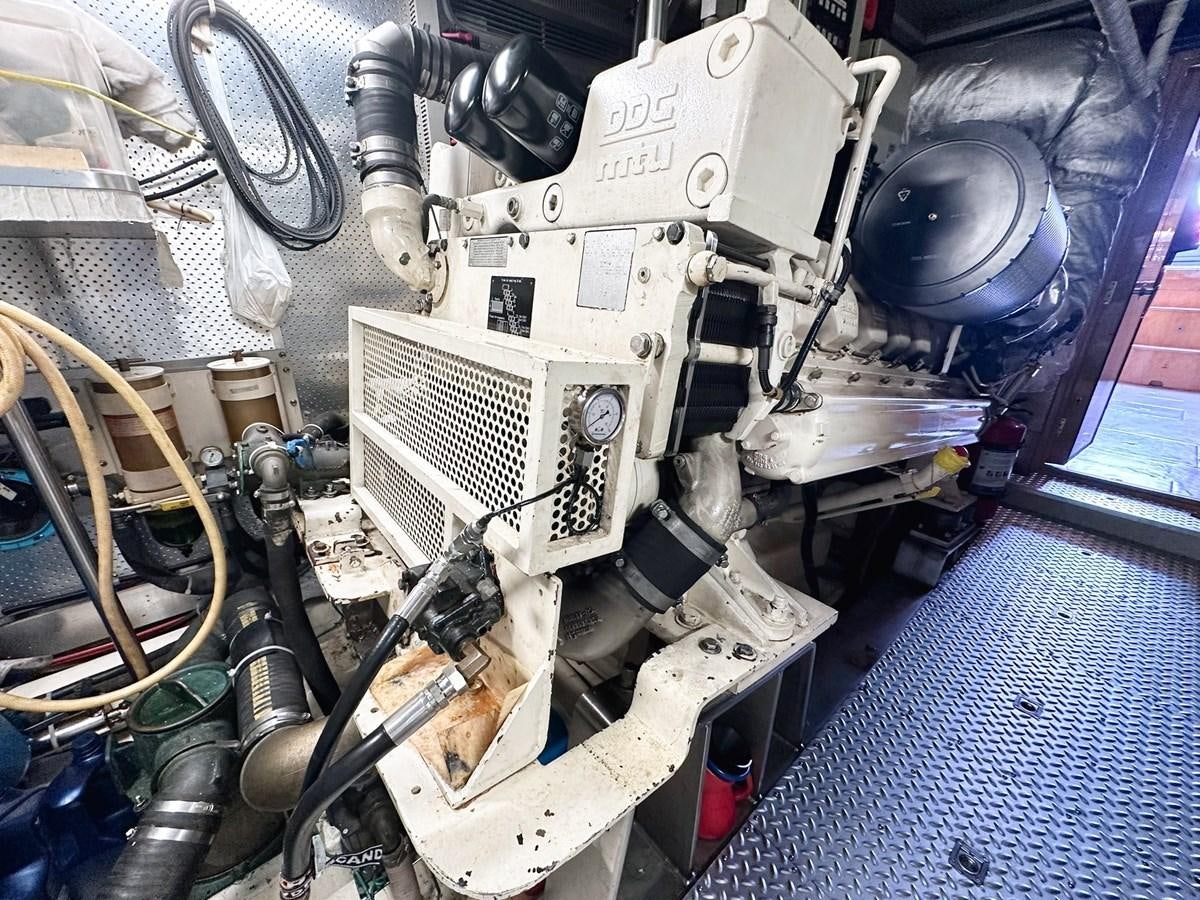 a machine with a large piece of equipment in it aboard MALARPRINSESSAN Yacht for Sale
