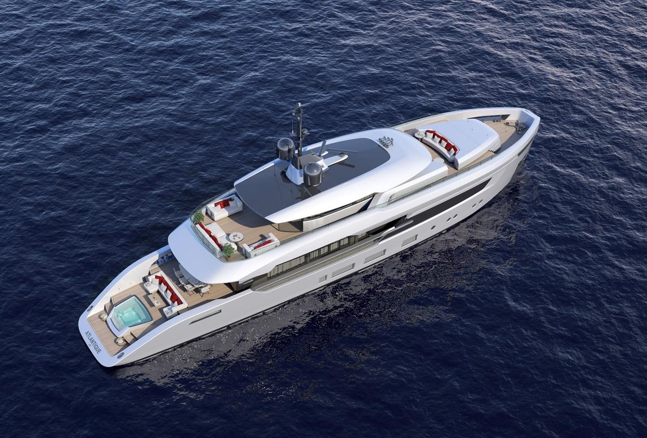 a white boat in the water aboard COLUMBUS ATLANTIQUE 37/01 Yacht for Sale