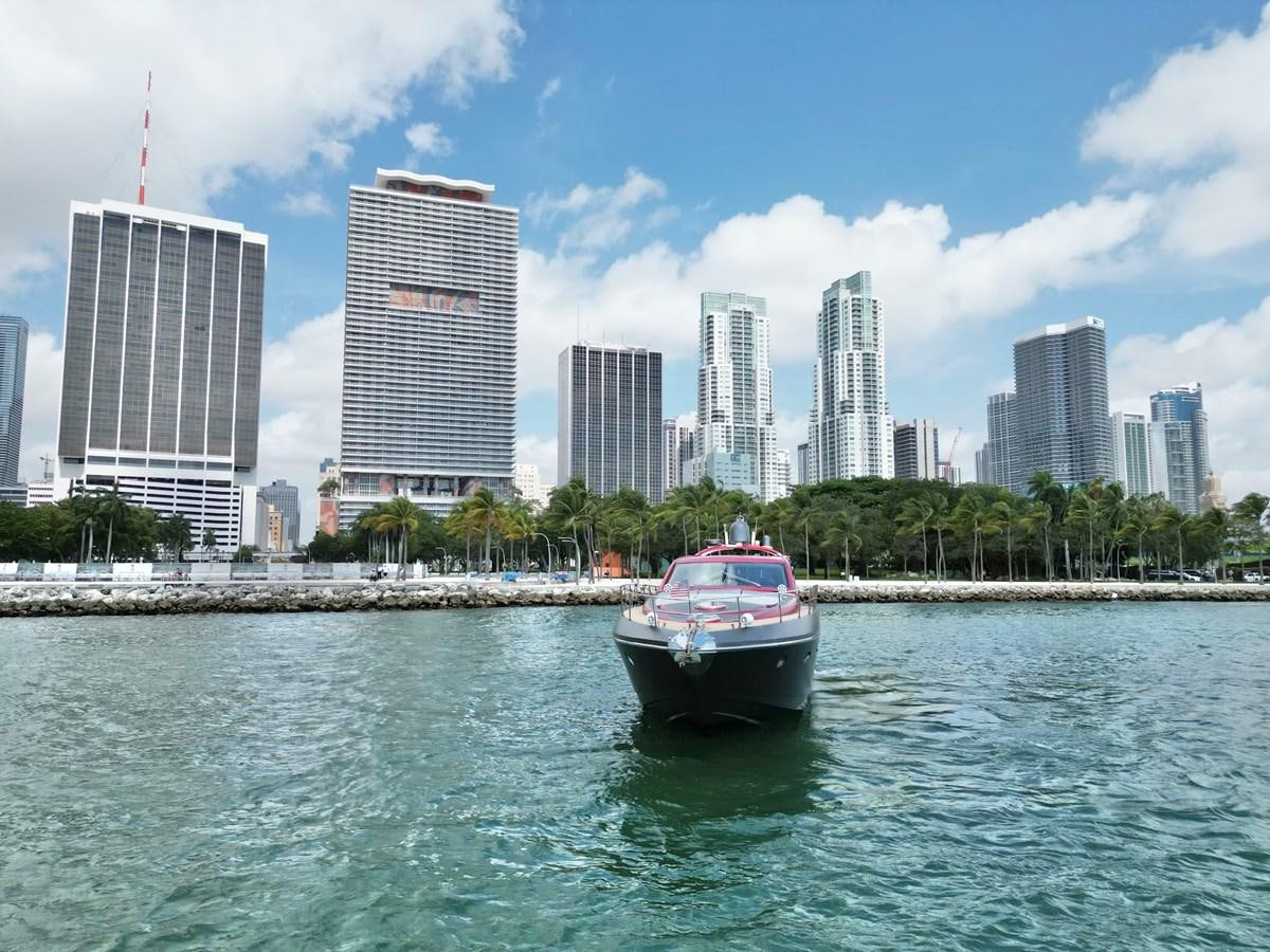 a boat on the water aboard NOTORIUS Yacht for Sale