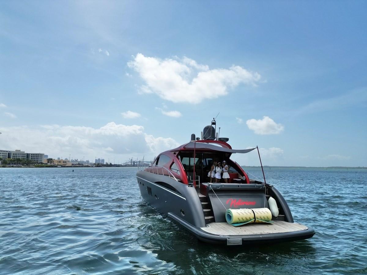 a boat on the water aboard NOTORIUS Yacht for Sale