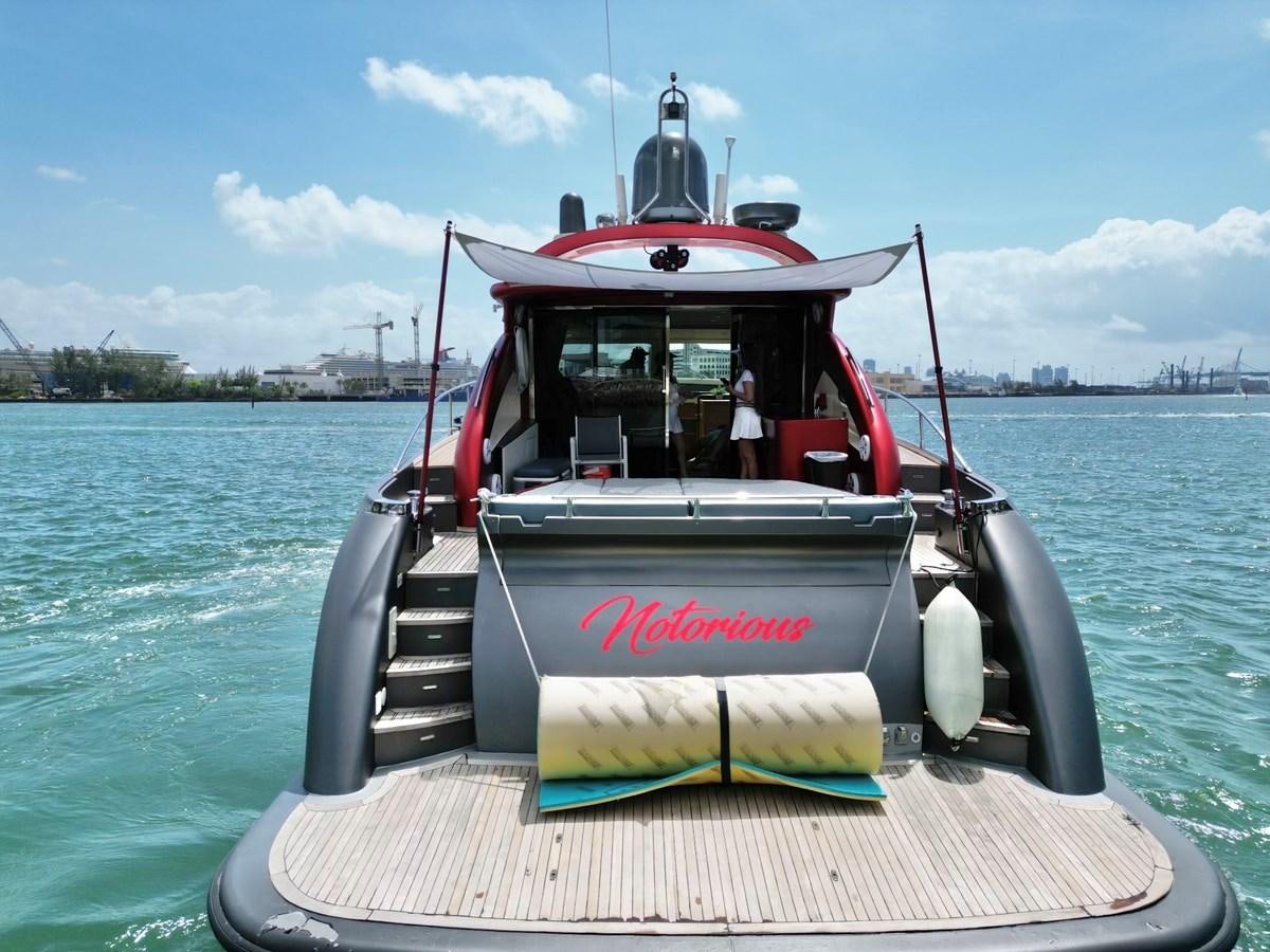 a boat on the water aboard NOTORIUS Yacht for Sale