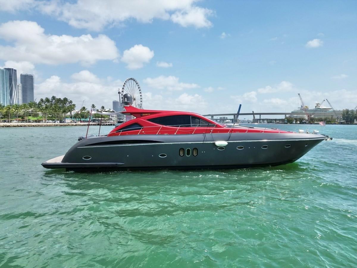 a boat in the water aboard NOTORIUS Yacht for Sale