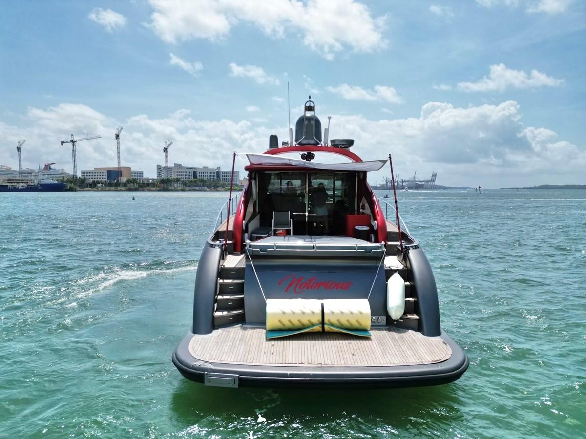 a boat on the water aboard NOTORIUS Yacht for Sale