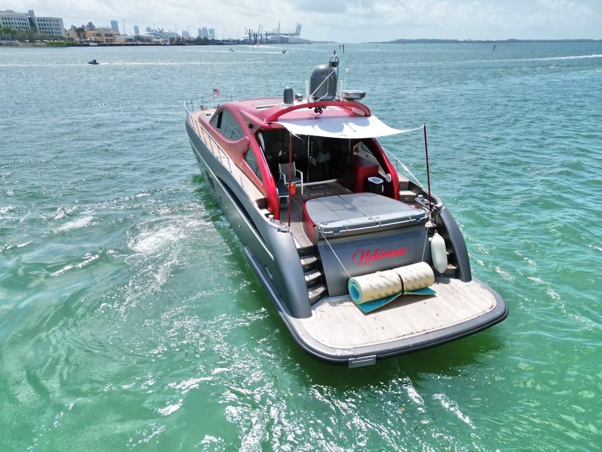 a boat in the water aboard NOTORIUS Yacht for Sale