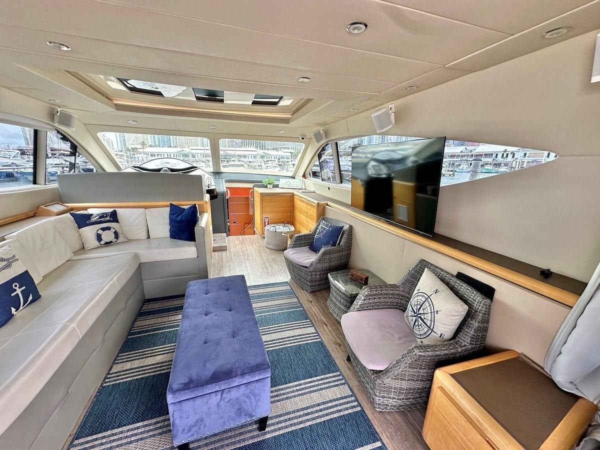 inside of a boat aboard NOTORIUS Yacht for Sale