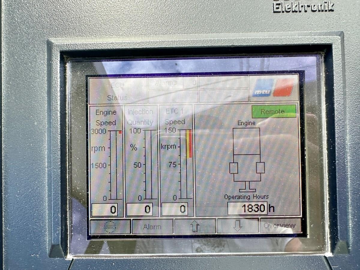 a rectangular electronic device aboard NOTORIUS Yacht for Sale