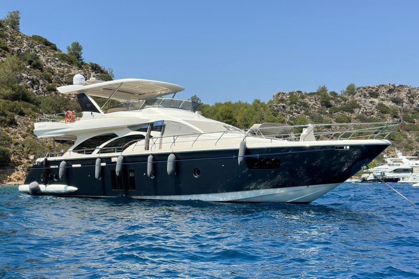 a boat on the water aboard AZIMUT 84/12 Yacht for Sale