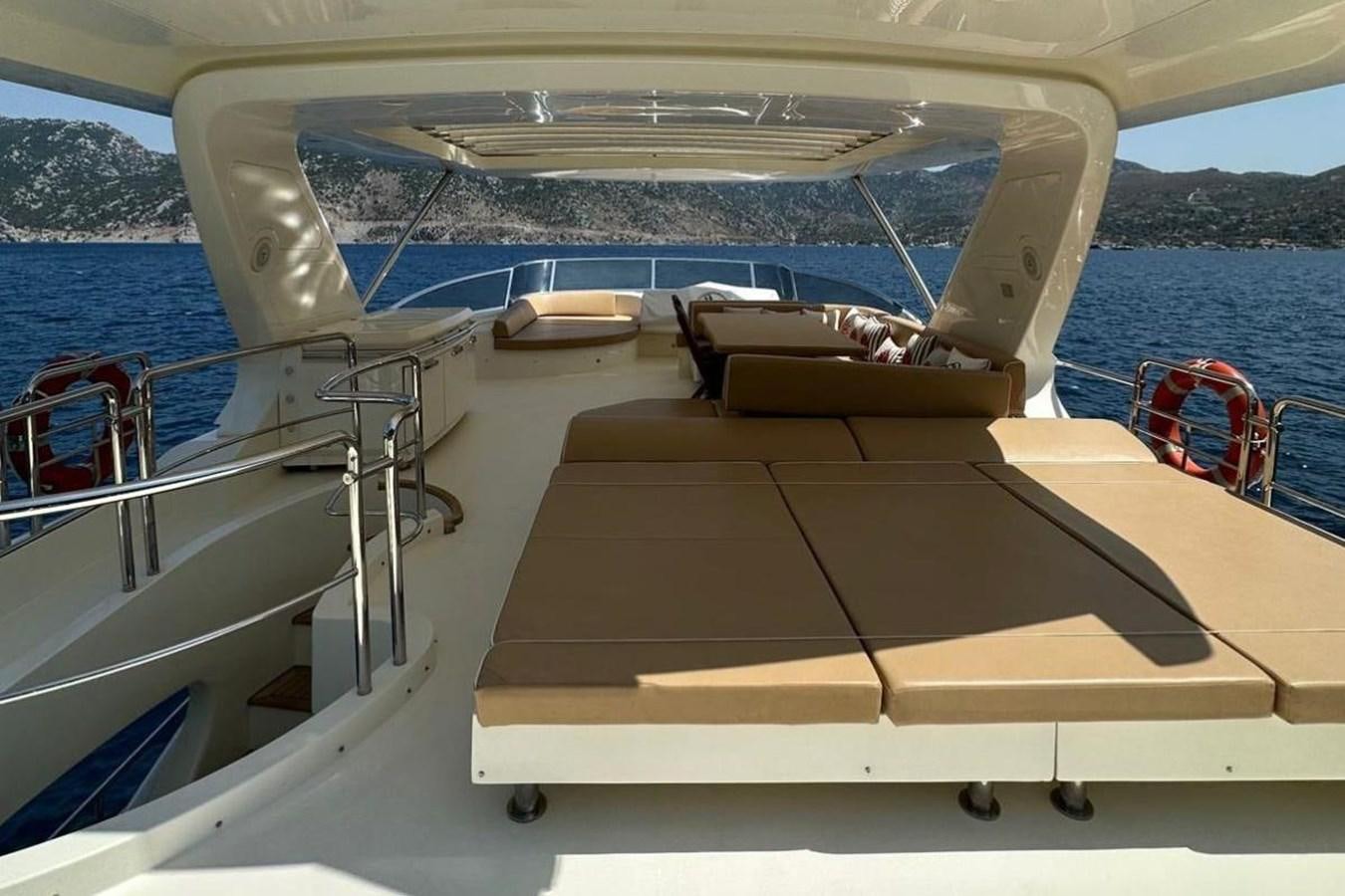 a boat on the water aboard AZIMUT 84/12 Yacht for Sale