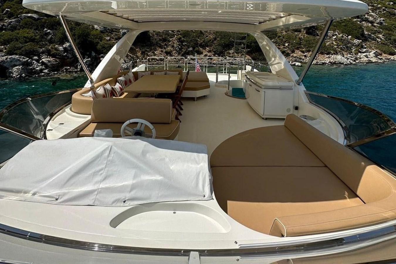 a boat on the water aboard AZIMUT 84/12 Yacht for Sale