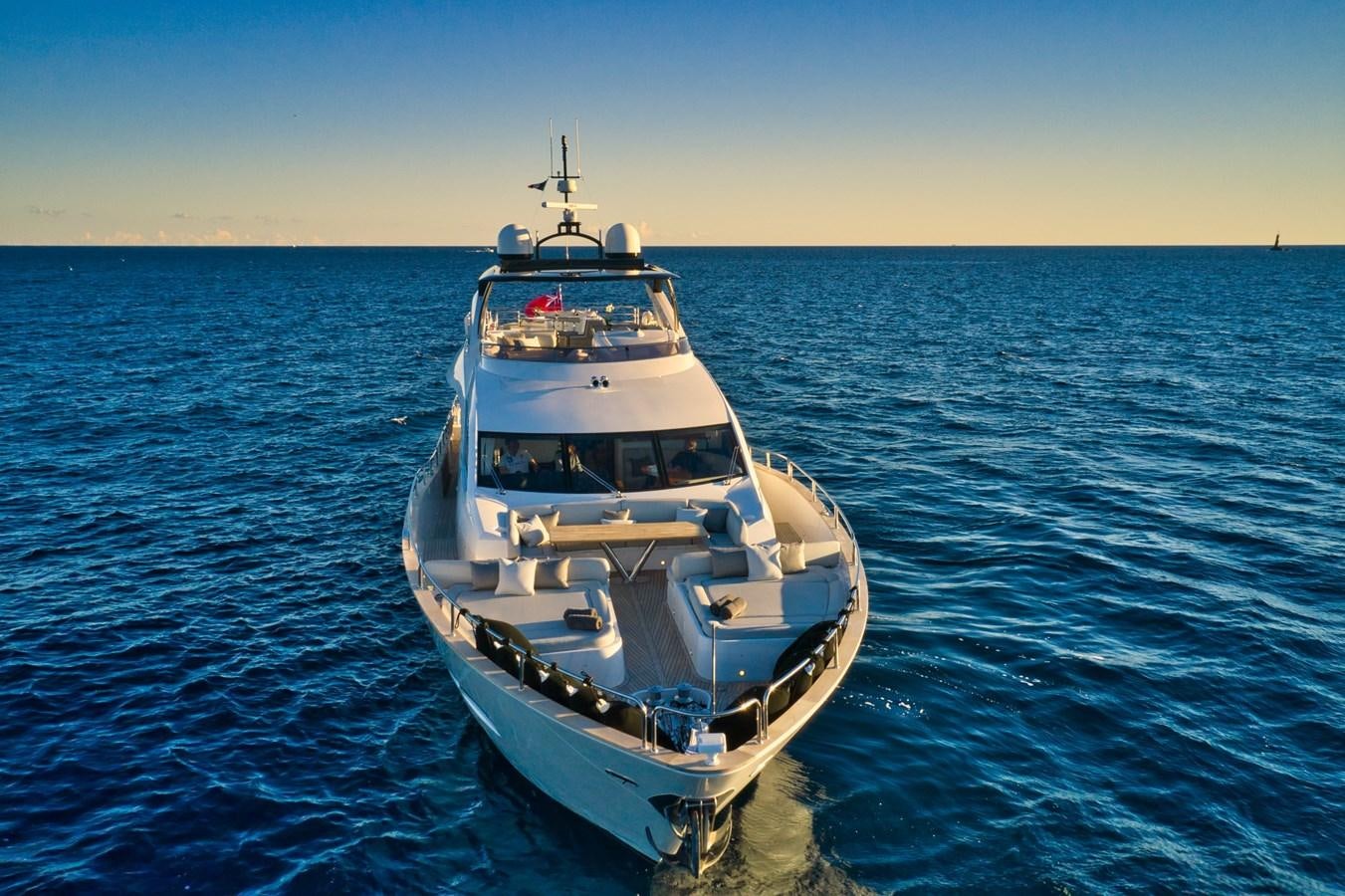 a boat in the water aboard KUDOS Yacht for Sale