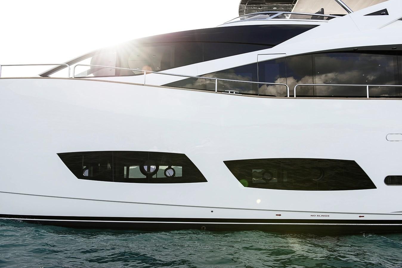 the front of a boat aboard KUDOS Yacht for Sale