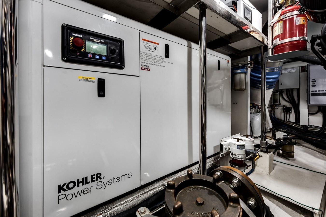 a machine with a light on the side aboard WIGGLE ROOM Yacht for Sale