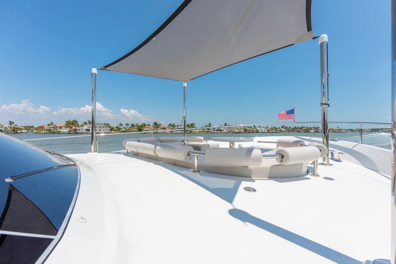 a boat on a deck aboard WIGGLE ROOM Yacht for Sale