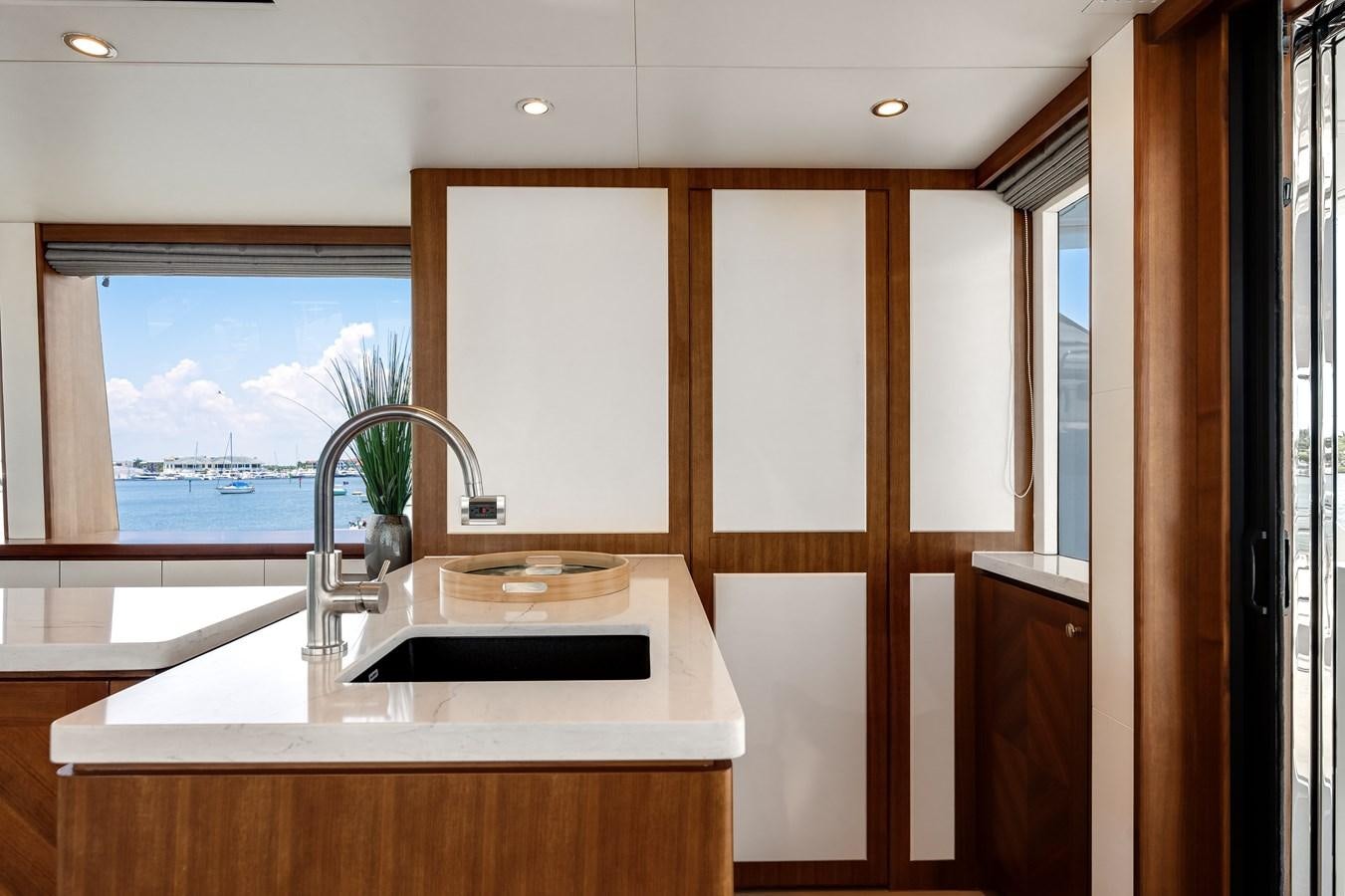 a sink in a bathroom aboard WIGGLE ROOM Yacht for Sale