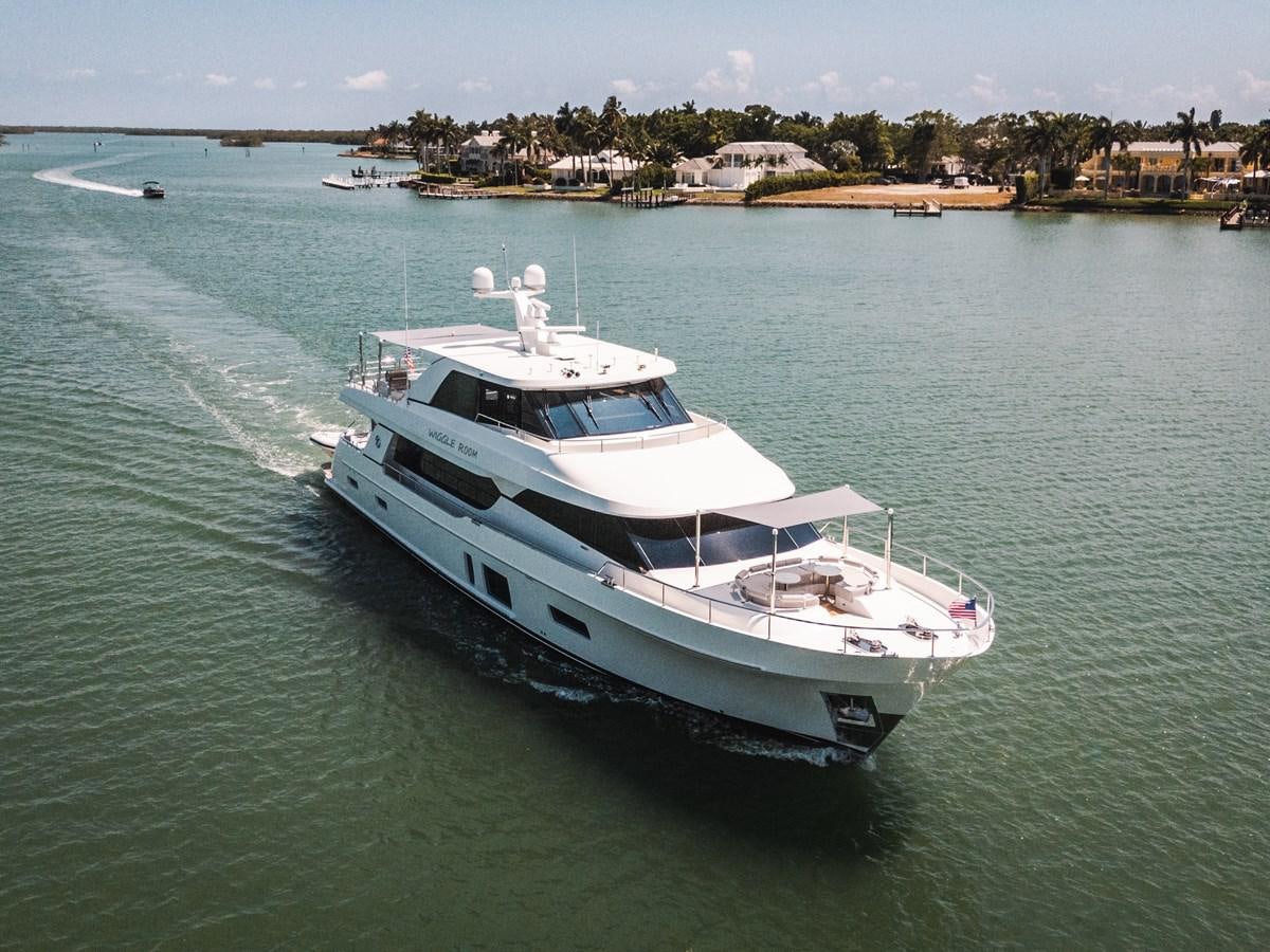 a boat on the water aboard WIGGLE ROOM Yacht for Sale