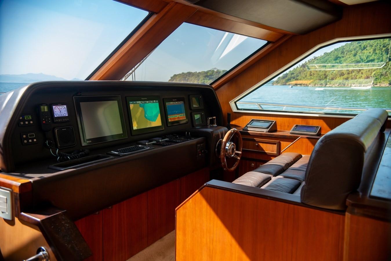 inside of a car aboard TATI Yacht for Sale