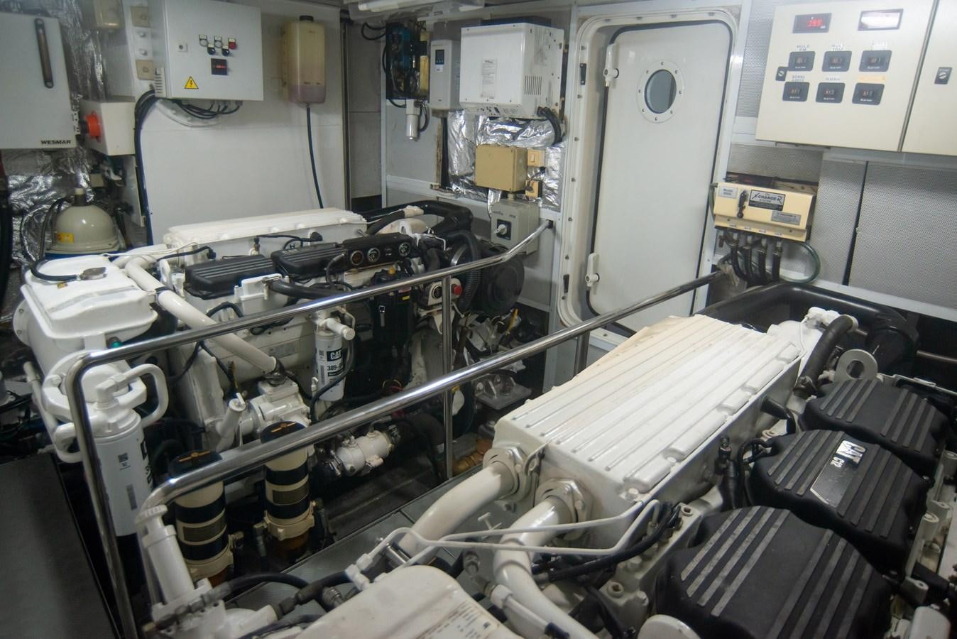 a machine with many wires aboard TATI Yacht for Sale