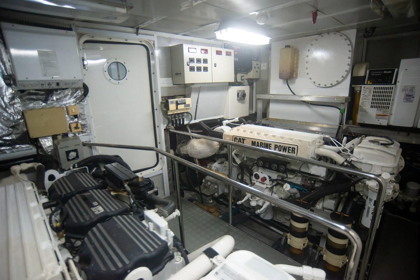 a room with machines and equipment aboard TATI Yacht for Sale