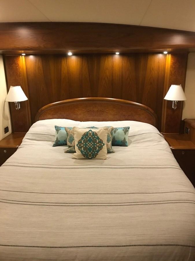 pillows on a bed aboard IN FLIGHT Yacht for Sale