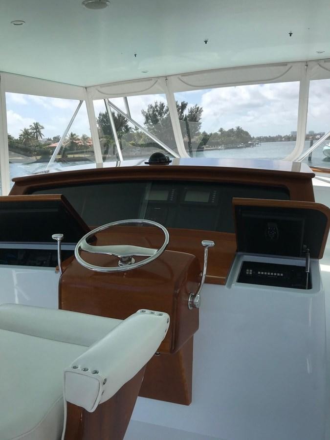 inside of a car aboard IN FLIGHT Yacht for Sale