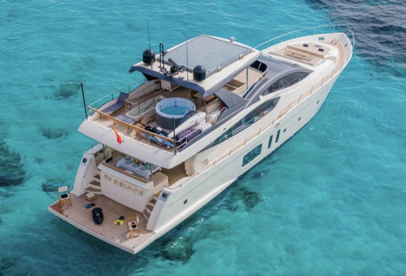 a boat in the water aboard BYSCAINE Yacht for Sale