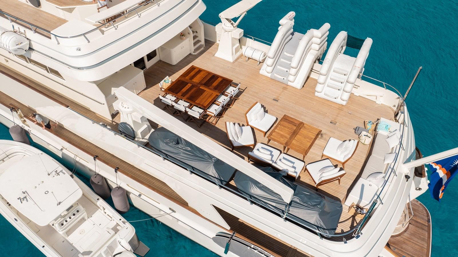 a model of a ship aboard BG CHARADE Yacht for Sale
