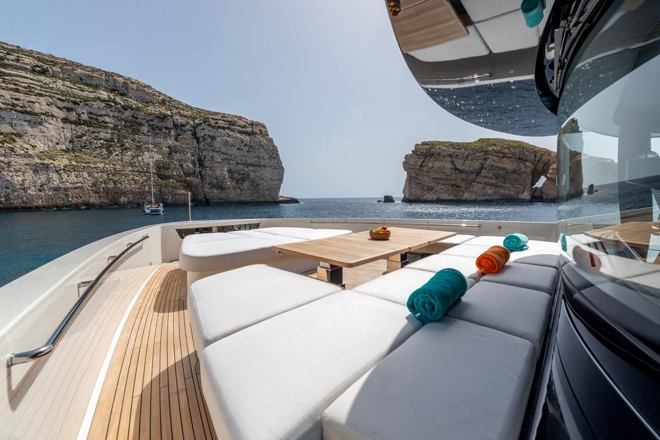 a boat on the water aboard HH Yacht for Sale