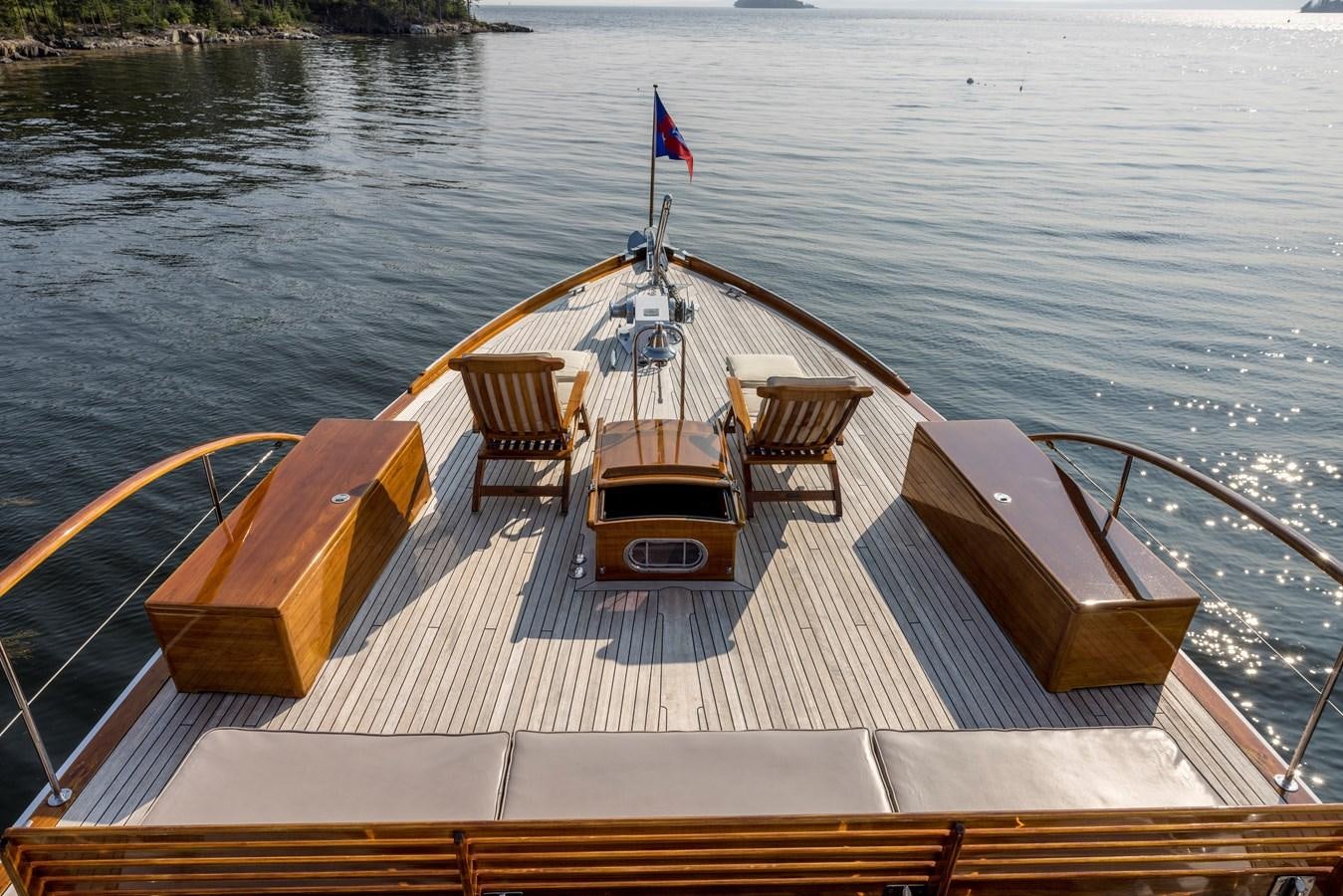 a boat on the water aboard ANNABELLE Yacht for Sale