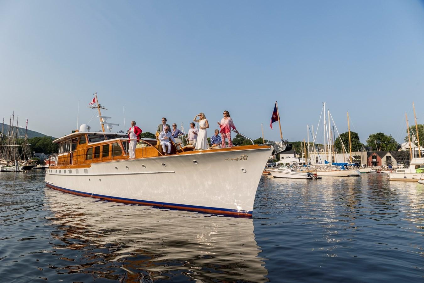 a boat with people on it aboard ANNABELLE Yacht for Sale