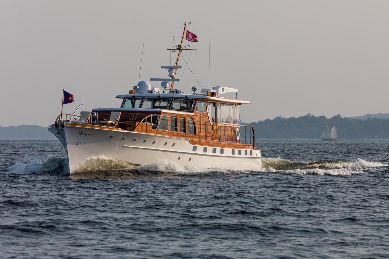 a boat on the water aboard ANNABELLE Yacht for Sale